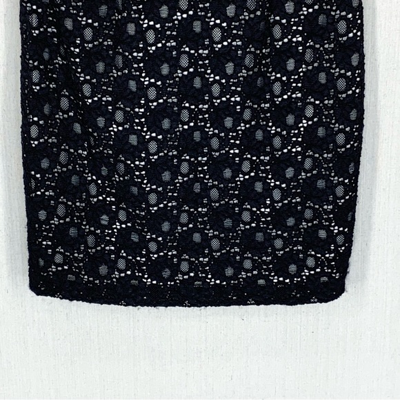 Marc‎ New York~NWT~Sleeveless Black Lace V-Neck Mini Party/Cocktail Dress~Sz 6 - Picture 10 of 14